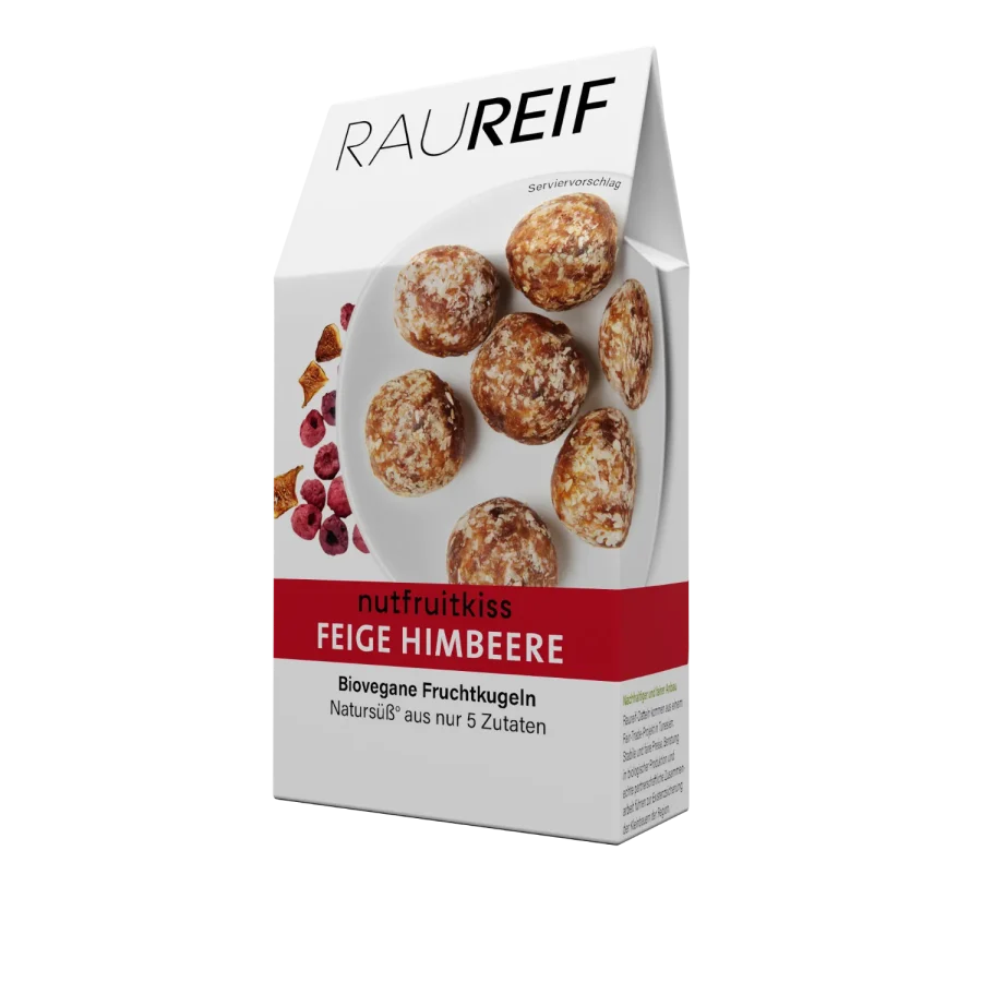 nutfruitkiss Feige Himbeere Balls - 600g (6x100g) – Bild 3