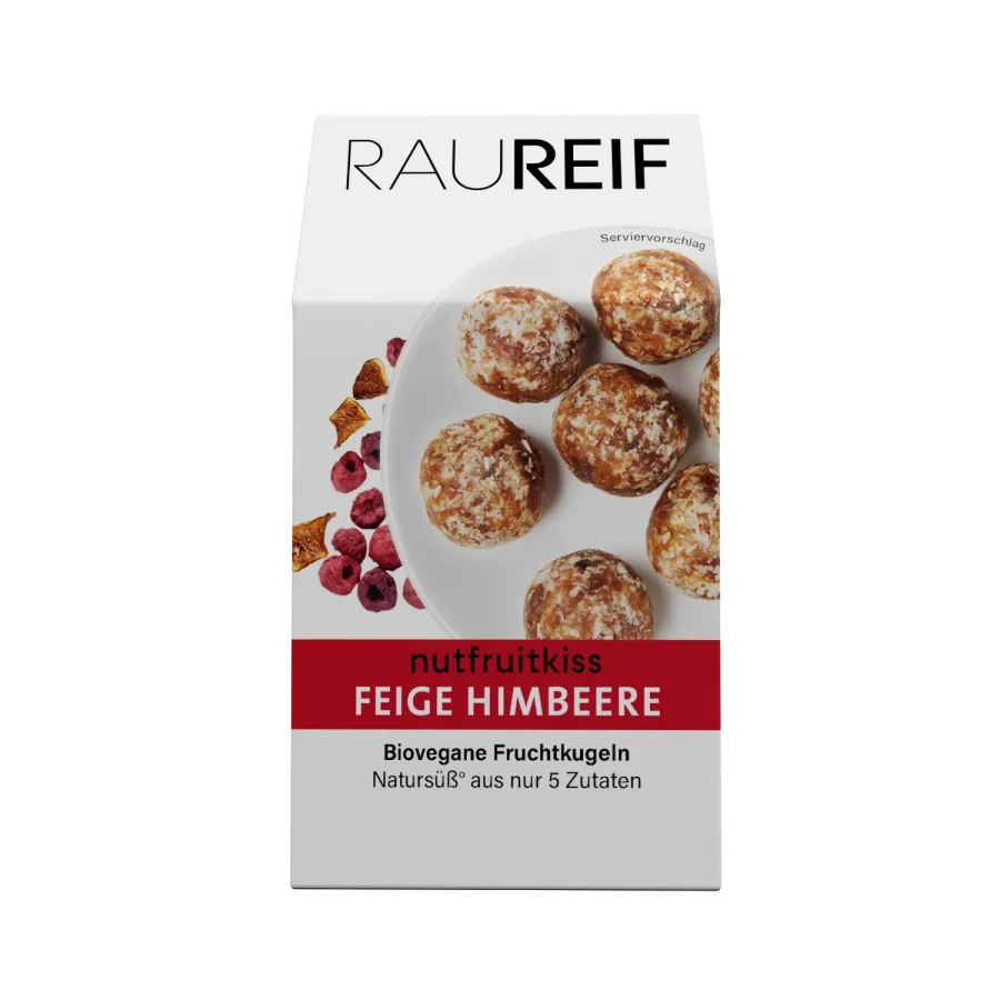 nutfruitkiss Feige Himbeere Balls - 600g (6x100g) – Bild 4