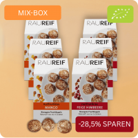Mix-Box Produktbild quadrat Mix-Box | Mango, Feige-Himbeere | 6er-Pack (6x100g)